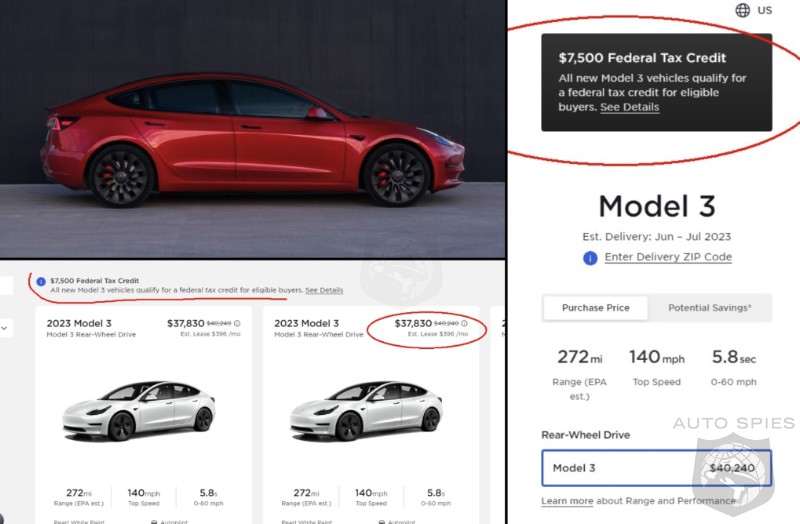 The Tricky Math Behind Tesla's Model 3's $7500 Tax Credit Qualification
